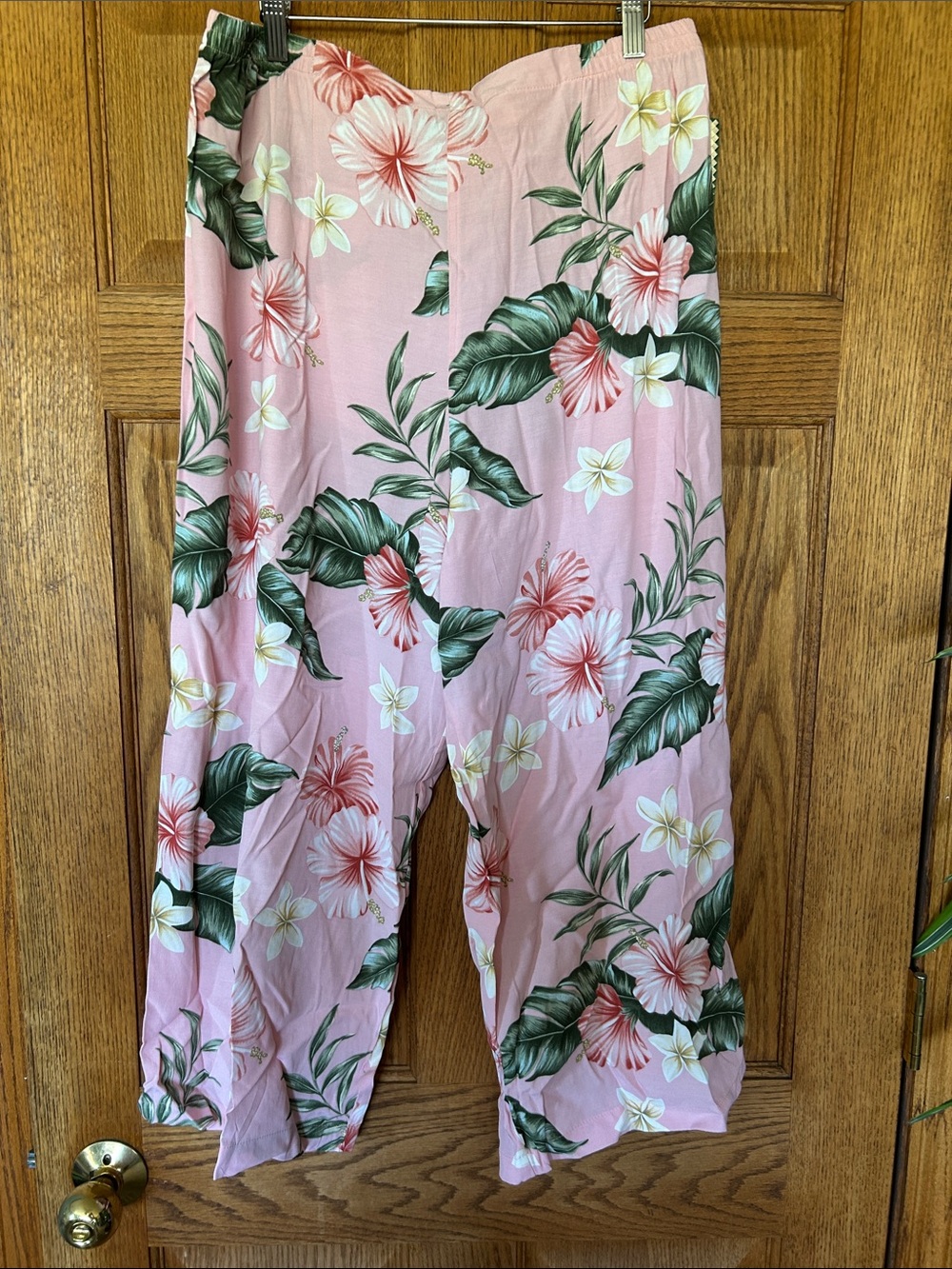 Hilo Hattie Pink Floral Wide-Leg Jumpsuit